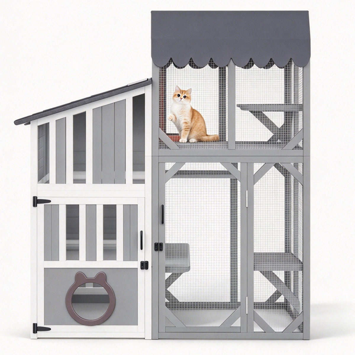 3-Tier Outdoor Cat Enclosure