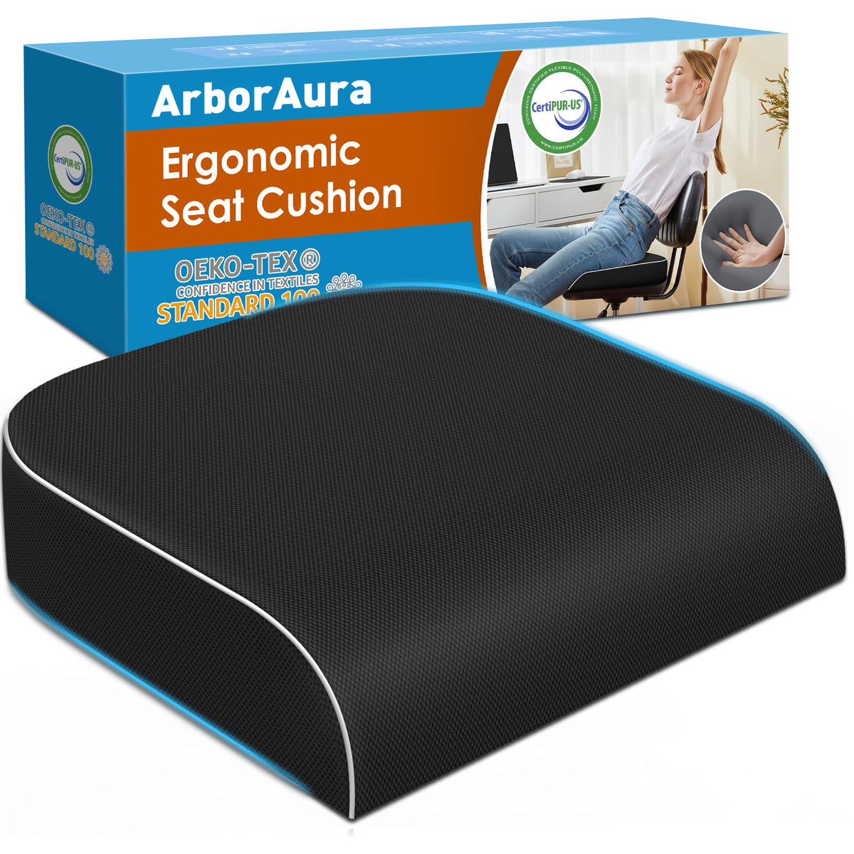 Memory Foam Seat Cushion
